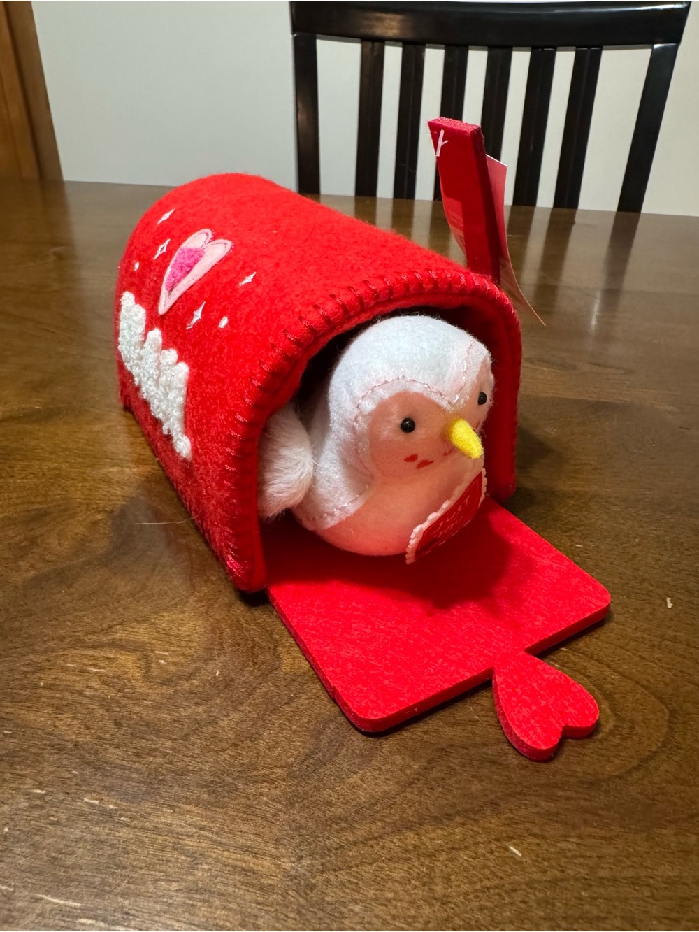 Target 2024 Featherly Friends Fabric Valentine Day Mailbox & Bird